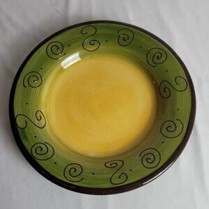 Tabletops Unlimited Ambrosia Green Dinner/Serving Plate 12"